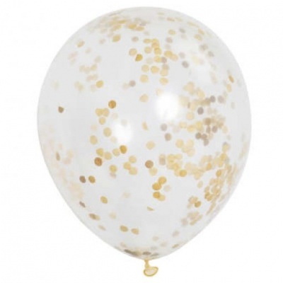Balões Confetti - Gold