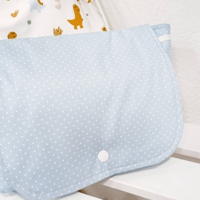 BOLSA PORTA TOALHITAS E FRALDAS