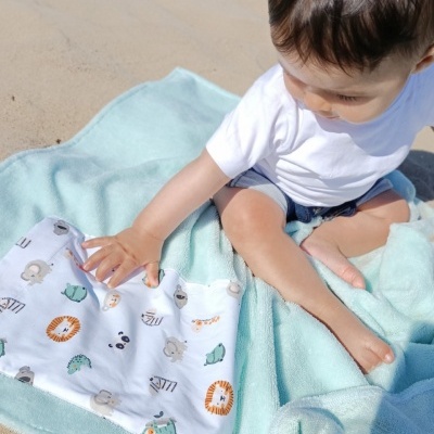 TOALHA DE PRAIA PARA BEBÉ E CRIANÇA