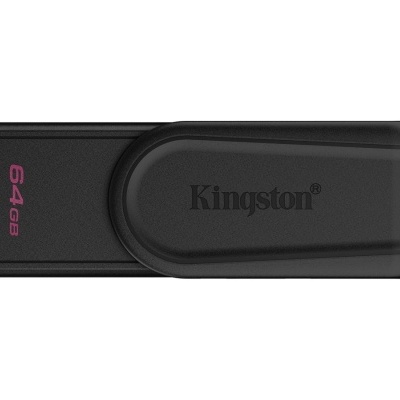 Pen USB preto Kingston 64GB