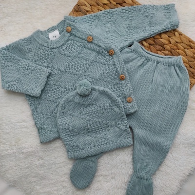 Conjunto de Malha Giuseppe - Verde