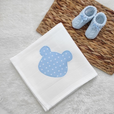 Fralda de pano Berny Azul