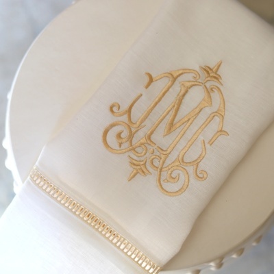 Toalha Monograma 3 Letras