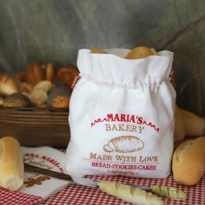 Saco para o Pão ou Bolachas com opção do Nome