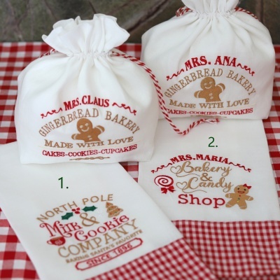 Saco para Bolachas / Toalha de Mãos Made With Love