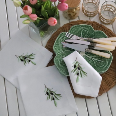 Guardanapo Ramo de Oliveira