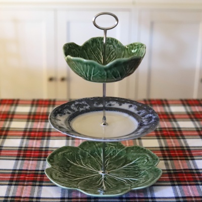 Fruteira de 3 andares Loiças Antiga Fábrica de Sacavém e Bordallo Pinheiro