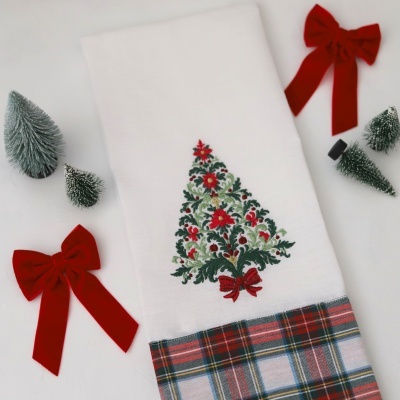 Toalha de Mãos Pinheiro com Laço