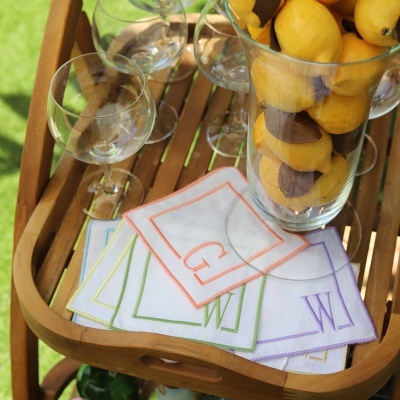 Guardanapo de Cocktail Monograma (4 unidades)