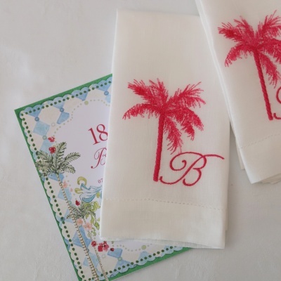 Guardanapo Monograma Palmeira