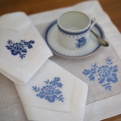 Individuais e Guardanapos Peónia - Packs de 4