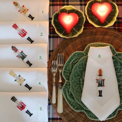Guardanapos e Individuais Nutcracker