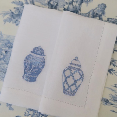 Guardanapos Pote de Chá - Pack de 4 Guardanapos