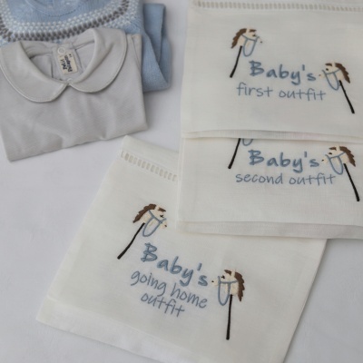 Bolsas Primeiras Roupas do Bebé (Conjunto de 3 Bolsas)