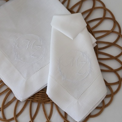 Guardanapo com Monograma dos Noivos