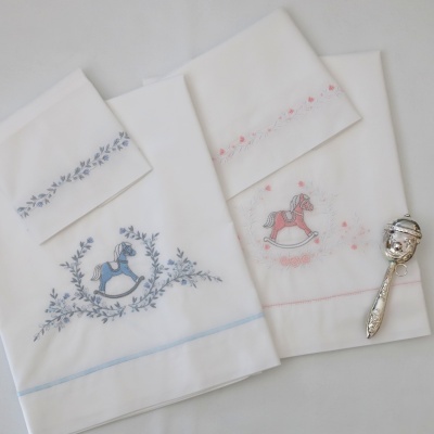 Lençol de Berço Cavalinho de Baloiço