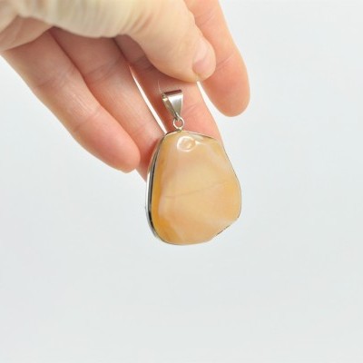 Pendente de pedra Ágata Amarela Pendente de pedra Ágata Amarela