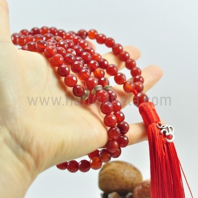 JapaMala de Cornalina facetadas JapaMala de Cornalina facetadas