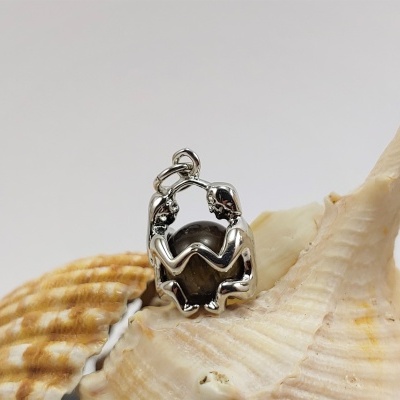 Pendente do signo Gémeos com bola