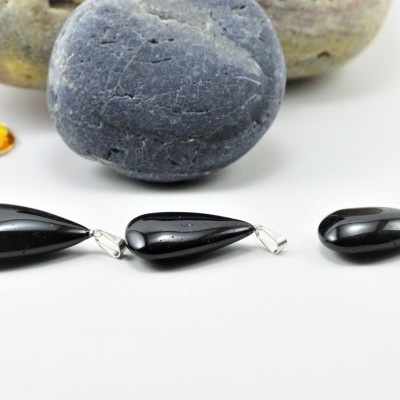 Pendente Turmalina Negra Lágrima