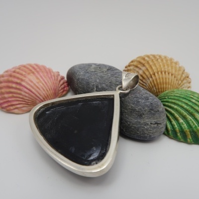 Pendente em Prata com Onix