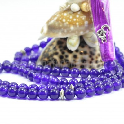 JAPAMALA de Jade lilás 8mm JAPAMALA de Jade lilás 8mm