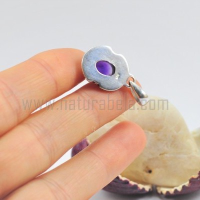Pendente em Prata com Ametista