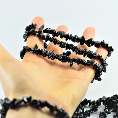Pulseira Chip Turmalina Negra