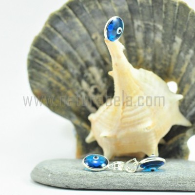 Pendente em prata Olho Turco redondo pequeno Pendente em prata Olho Turco redondo pequeno