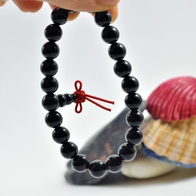 Pulseira Mala Tibetano de Ágata Negra