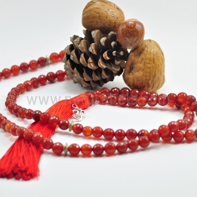 JapaMala de Cornalina facetadas JapaMala de Cornalina facetadas