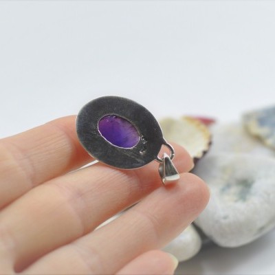 Pendente em Prata com Ametista EXTRA Pendente em Prata com Ametista EXTRA