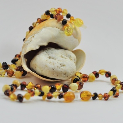 Colar para crianças de Âmbar