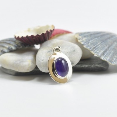 Pendente em Prata com Ametista EXTRA Pendente em Prata com Ametista EXTRA