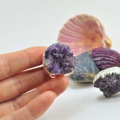 Pendente Geoda Drusa de Ametista