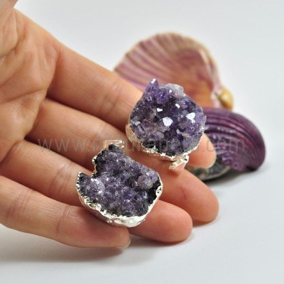 Pendente Geoda Drusa de Ametista