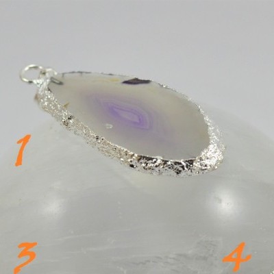 Pendente chapa de Ágata Pendente chapa de Ágata