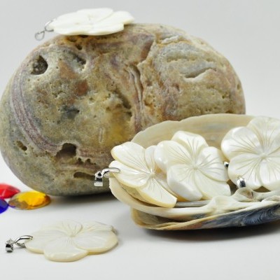 Pendente Madrepérola Flor