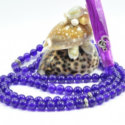 JAPAMALA de Jade lilás 8mm JAPAMALA de Jade lilás 8mm