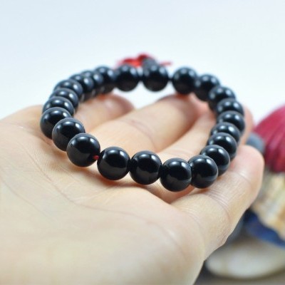 Pulseira Mala Tibetano de Ágata Negra
