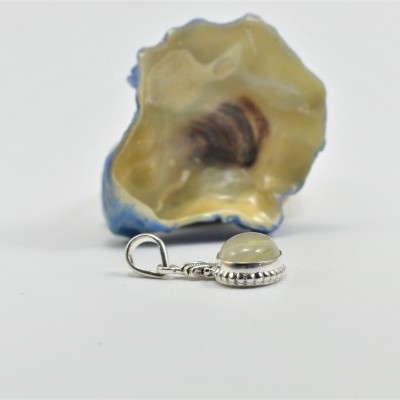 Pendente em prata com Quartzo Rutilado