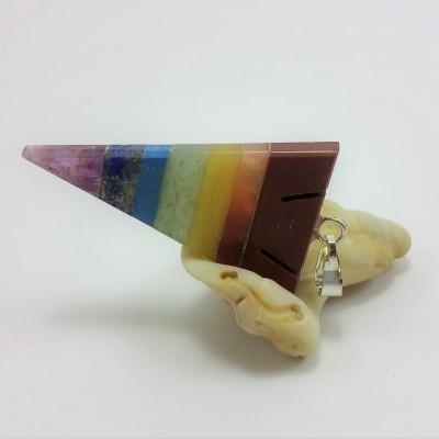 Pendente 7 Chakras Flecha