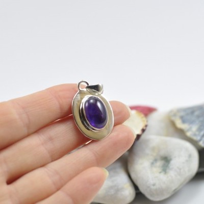 Pendente em Prata com Ametista EXTRA Pendente em Prata com Ametista EXTRA