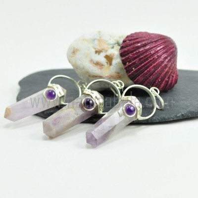 Pendente de Ametista facetado Pendente de Ametista facetado