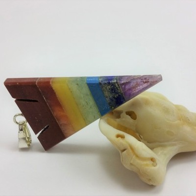 Pendente 7 Chakras Flecha