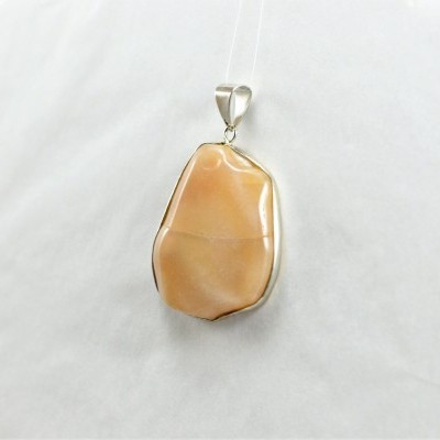 Pendente de pedra Ágata Amarela Pendente de pedra Ágata Amarela