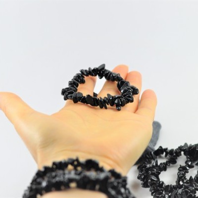 Pulseira Chip Turmalina Negra