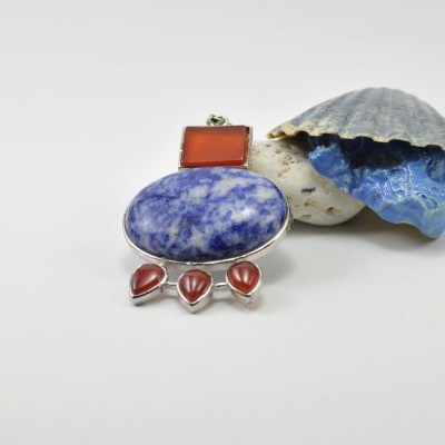 Pendente com pedras naturais estilo "Egipto" Pendente com pedras naturais estilo "Egipto"