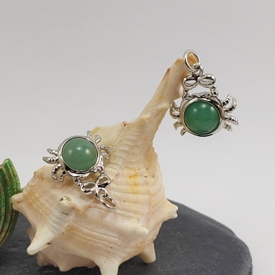 Pendente do signo Caranguejo com bola Pendente do signo Caranguejo com bola