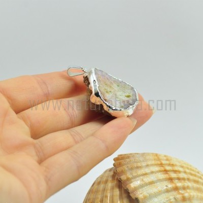 Pendente Drusa de Citrino